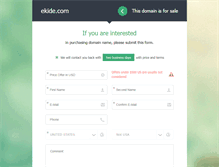 Tablet Screenshot of ekide.com